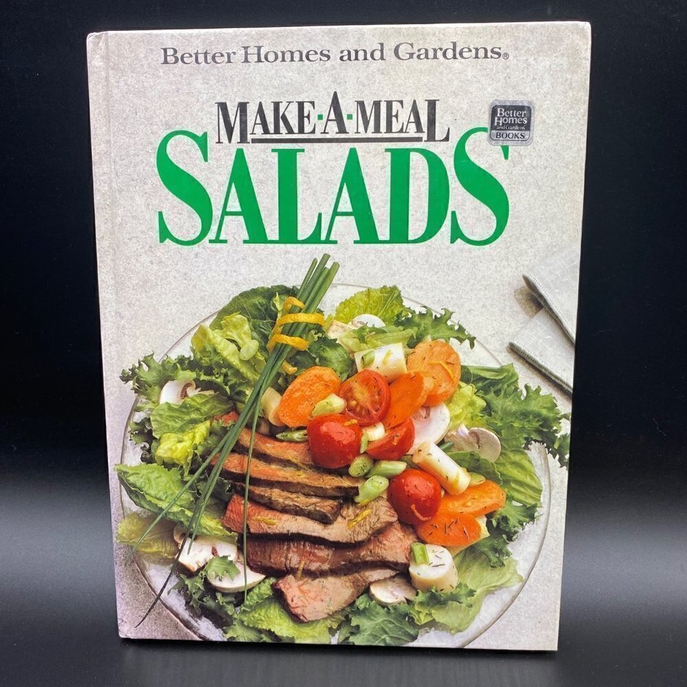 Vintage Better Homes & Gardens Make-A-Meal Salads Cookbook